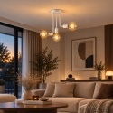 Lampa sufitowa 3xE27 MEGAN WHITE