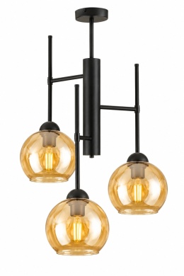Lampa sufitowa 3xE27 ROCKET AMBER