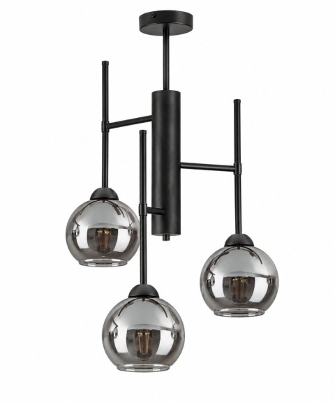 Ceiling Lamp 3xE27 ROCKET SMOKY