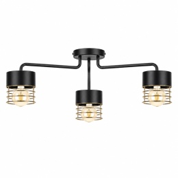 Lampa sufitowa 3xE27 ROYAL GOLD