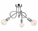 Lampa sufitowa 3xE27 RUMBA SILVER