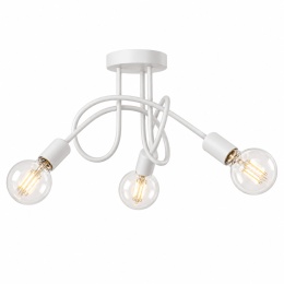Lampa sufitowa 3xE27 RUMBA WHITE