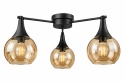 Lampa sufitowa 3xE27 STAR HONEY BLACK