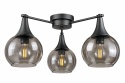 Lampa sufitowa 3xE27 STAR SMOKY BLACK