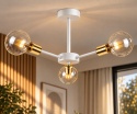 Ceiling Lamp 3xE27 SUN WHITE/GOLD