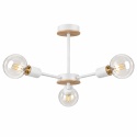 Lampa sufitowa 3xE27 SUN WOOD WHITE