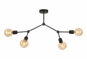 Lampa sufitowa 4xE27 ACRO BLACK