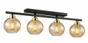 Lampa sufitowa 4xE27 AMARUS BLACK/GOLD