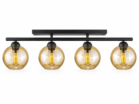 Lampa sufitowa 4xE27 AMARUS BLACK