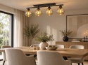 Lampa sufitowa 4xE27 AMARUS BLACK