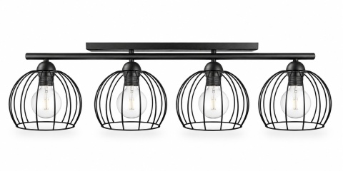 Lampa sufitowa 4xE27 BACCA BLACK