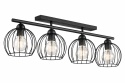 Lampa sufitowa 4xE27 BACCA BLACK