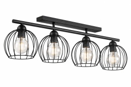 Lampa sufitowa 4xE27 BACCA BLACK