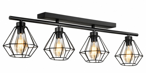 Lampa sufitowa 4xE27 FEBRIS BLACK