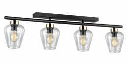 Lampa sufitowa 4xE27 FLOS BLACK/GOLD