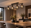 Lampa sufitowa 4xE27 MINOR BLACK