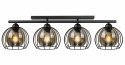 Lampa sufitowa 4xE27 STIGMA BLACK