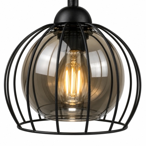 Lampa sufitowa 4xE27 STIGMA BLACK