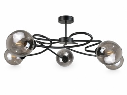 Lampa sufitowa 5xE27 BLOM BLACK