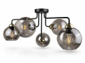 Lampa sufitowa 5xE27 COSMO BLACK/GOLD