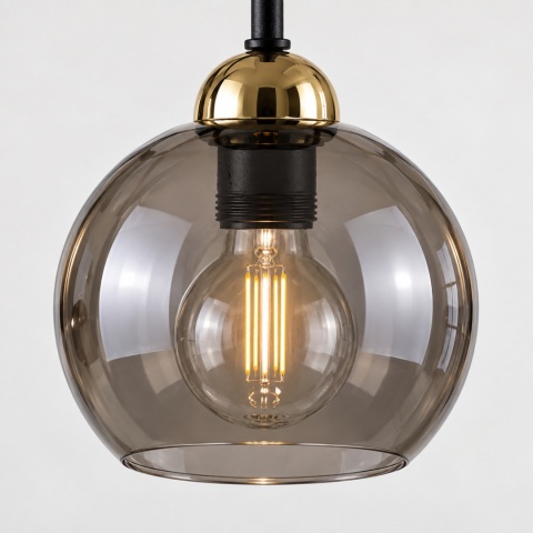 Lampa sufitowa 5xE27 COSMO BLACK/GOLD