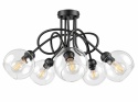 Lampa sufitowa 5xE27 EVIE BLACK