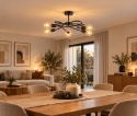 Lampa sufitowa 5xE27 FIORE BLACK