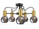 Lampa sufitowa 5xE27 LIV BLACK/GOLD