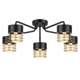 Lampa sufitowa 5xE27 ROYAL GOLD