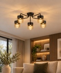 Lampa sufitowa 5xE27 ROYAL GOLD