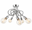 Lampa sufitowa 5xE27 RUMBA SILVER
