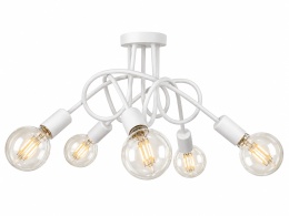 Lampa sufitowa 5xE27 RUMBA WHITE