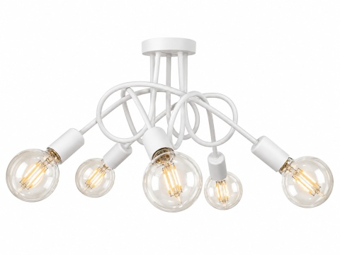 Lampa sufitowa 5xE27 RUMBA WHITE