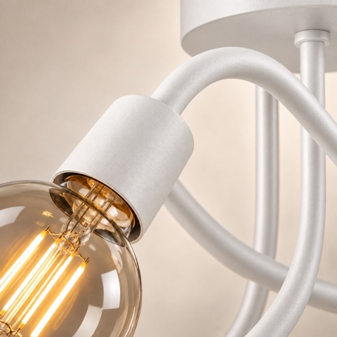 Lampa sufitowa 5xE27 RUMBA WHITE
