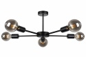 Lampa sufitowa 5xE27 SUN BLACK