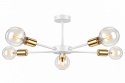 Lampa sufitowa 5xE27 SUN WHITE/GOLD