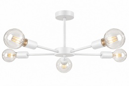 Lampa sufitowa 5xE27 SUN WHITE