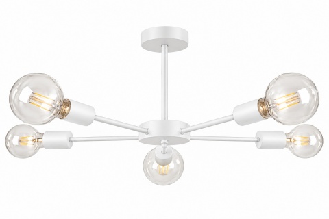 Lampa sufitowa 5xE27 SUN WHITE