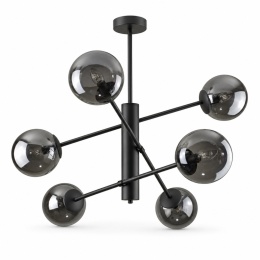 Lampa sufitowa 6xE14 SOLEN DARK