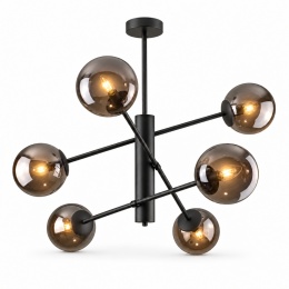 Lampa sufitowa 6xE14 SOLEN DARK