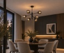 Lampa sufitowa 6xE14 SOLEN DARK