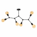 Lampa sufitowa 6xE27 ACRO BLACK