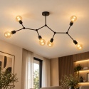 Lampa sufitowa 6xE27 ACRO BLACK