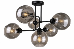 Lampa sufitowa 6xE27 COSMO BLACK