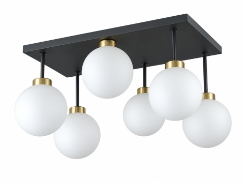 Lampa sufitowa 6xE27 Dea Gold/White