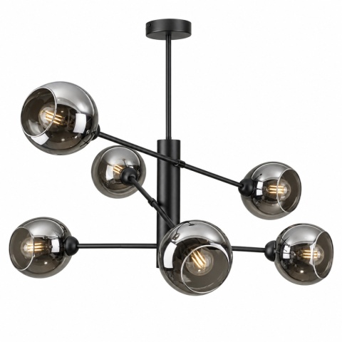 Ceiling Lamp 6xE27 ILLUMO SMOKY