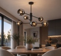 Ceiling Lamp 6xE27 ILLUMO SMOKY