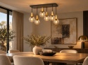 Lampa sufitowa 6xE27 Soma Gold/Clear