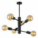 Ceiling Lamp 6xE27 VELUM BLACK