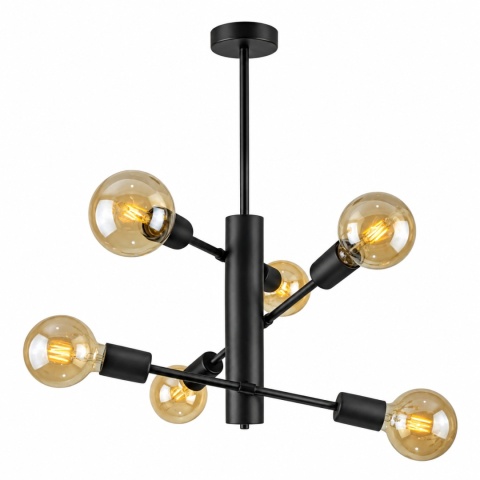 Ceiling Lamp 6xE27 VELUM BLACK